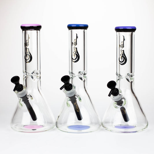 Genie | 12" Classic beaker 9 mm glass water bong [BK001]_0